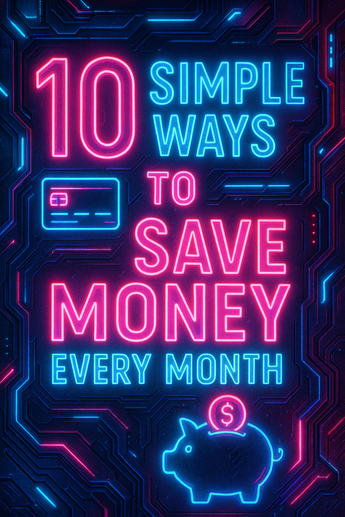 10 Simple Ways to Save Money Every Month